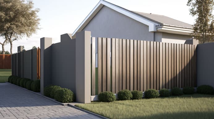 Fence residential build Dunedin